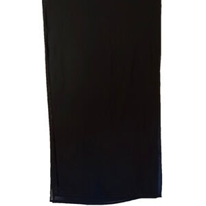 Elegant Black Sheer Scarf or Wrap 38X66 (T3)